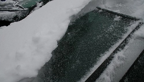 Windshield Damage Caused by Ice Scrapers