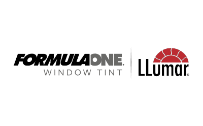 Formula one window tint LLumar film on car windows.